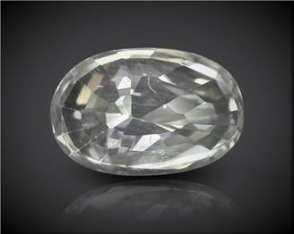 White Zircon Natural Certified 3.12 carats (DIN 90226 )